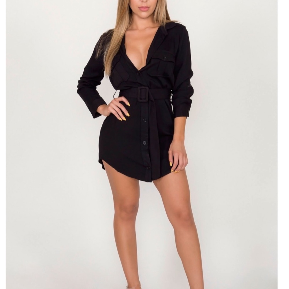 Belted dress